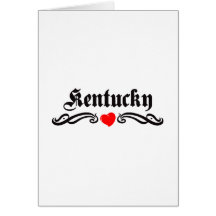Tatuaje de Kentucky Tarjetas