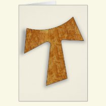 Tau Cross Light Ash Card