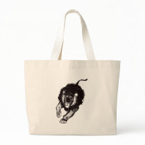 Tau Of The Lions bag (black and white) bags