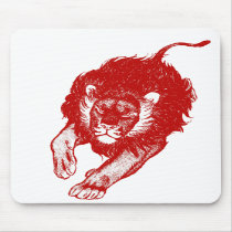 Tau Of The Lions Mousepad (red) mousepads