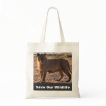 Tau Save Our Wildlife Tote Bag