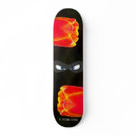 Taucoo mask cartoon logo & red tulip skateboard