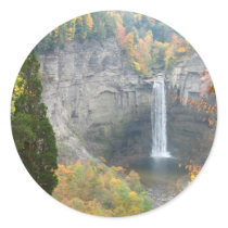Taughannock Falls Round Stickers