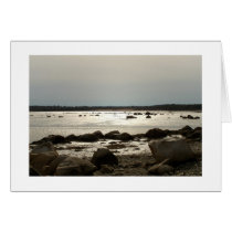 Taunton Bay Afternoon at Ebb Tide Zazzle Card