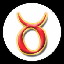Taurus #1 Sticker stickers