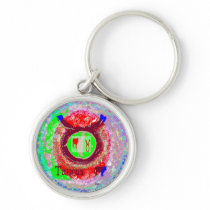 TAURUS  3D Astrology symbol Keychain