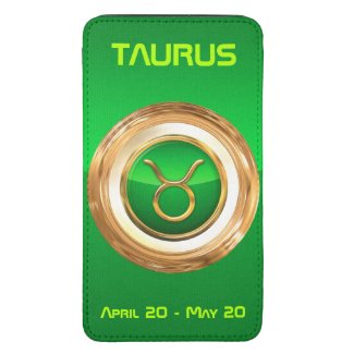 Taurus Astrological Sign Galaxy S5 Pouch