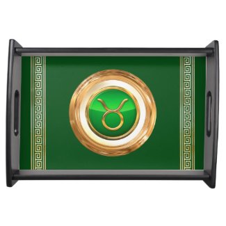 Taurus Astrological Sign Serving Tray