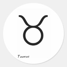 Taurus B&W Stickers
