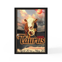 Taurus birthday card