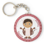 Taurus Boy Character Keychain