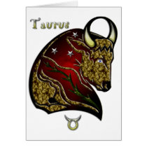 Taurus Greeting Card