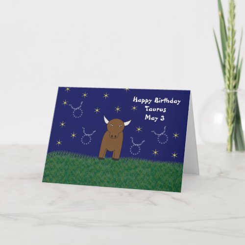 Taurus Card zazzle_card