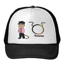 Taurus Chibi Mesh Hats