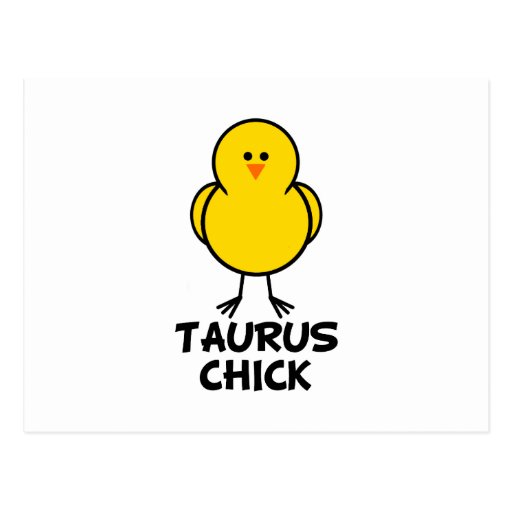 Taurus Chick Post Card