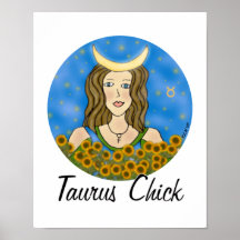 Taurus Chick Print