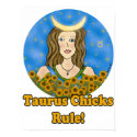 Taurus Chicks Rule posters by Victoreeah Taurus Chicks Rule posters