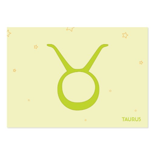 Taurus - Chubby Business Cards (back side)