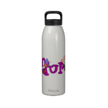 Taurus Flowers Reusable Water Bottle