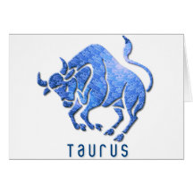 Taurus Horoscope Card