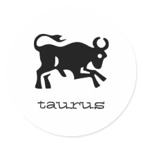 Taurus in black stickers