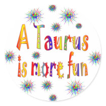 Taurus is Fun stickers