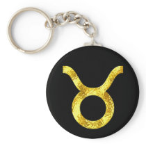 taurus-lucky-black-gold-keychain
