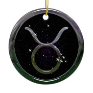 Taurus ornament