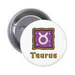 Taurus Pinback Button