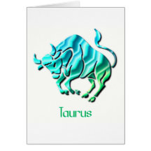 Taurus Sign Greeting Card