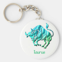 Taurus Sign Keychain