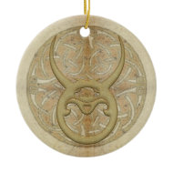 Taurus Star Sign Personalized Ornament ornament
