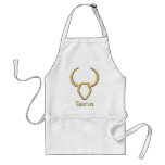 Taurus symbol aprons