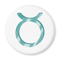 Taurus symbol magnets by zodiacgifts Taurus symbol magnets