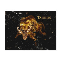 Taurus the Bull Post Card