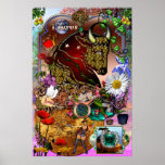 Taurus Zodiac Collage posters