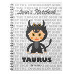 Taurus Zodiac for Kids Spiral Note Books