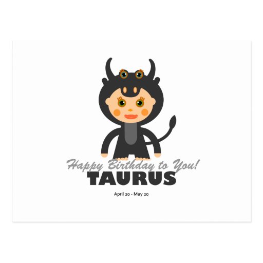 Taurus Zodiac for Kids Postcard