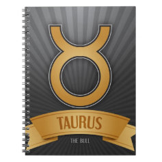 Taurus Zodiac Notebook