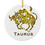 Taurus Zodiac Ornament ornament