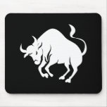 Taurus Zodiac Pictogram Mousepad