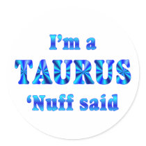 Taurus Zodiac Sign stickers
