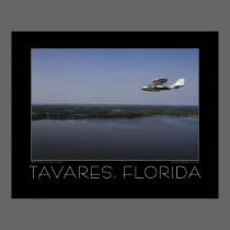 Tavares Florida Fine Art Seaplane Poster posters