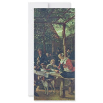 Tavern Garden By Steen Jan (Best Quality) Full Color Rack Card