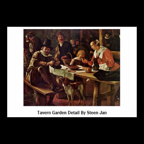 Tavern Garden Detail By Steen Jan Posters