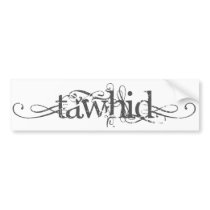 tawhid bumper sticker