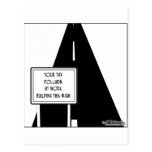Tax $ Built This Sign postcards