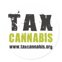 Tax Cannabis Sticker