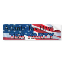 TAX DAY TEA PARTY - ATLANTA BUMPER STICKERS