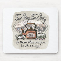 Tax Day Tea Party Gear Mouse Pads